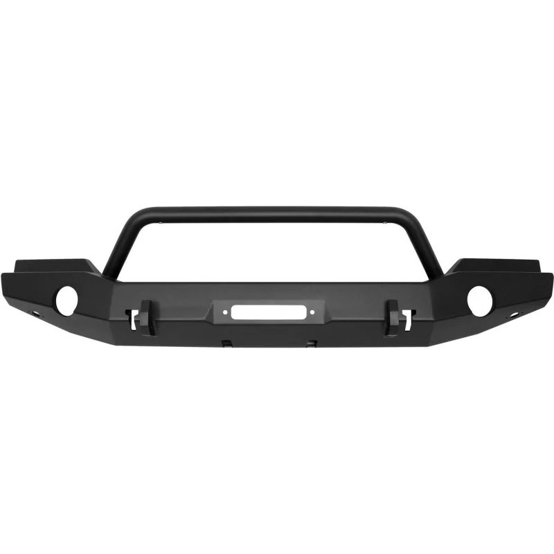Westin WJ2 Full Width Front Bumper w/Bull Bar Steel Textured Black Model 59-80045 - Image 3
