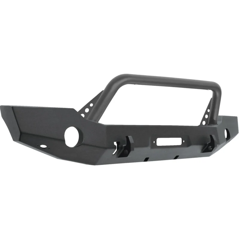 Westin WJ2 Full Width Front Bumper w/Bull Bar Steel Textured Black Model 59-80115 - Image 2