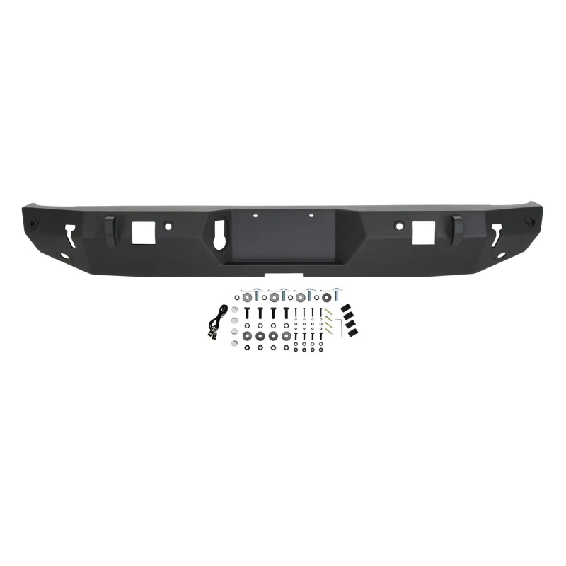 Westin WJ2 Rear Bumper w/Sensors Steel Textured Black Model 59-82075 - Image 8
