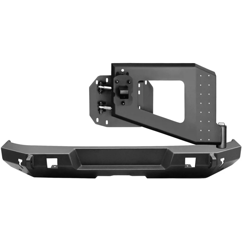 Westin WJ2 Rear Bumper w/Tire Carrier Steel Textured Black Model 59-82035 - Image 4