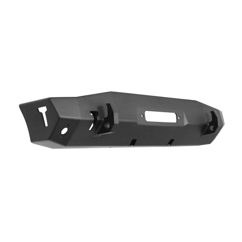 Westin WJ2 Stubby Front Bumper Steel Textured Black Model 59-80065 - Image 2