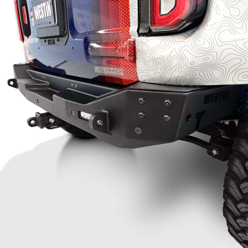 Westin XTS Rear Bumper Textured Black Model 59-712255 - Image 6